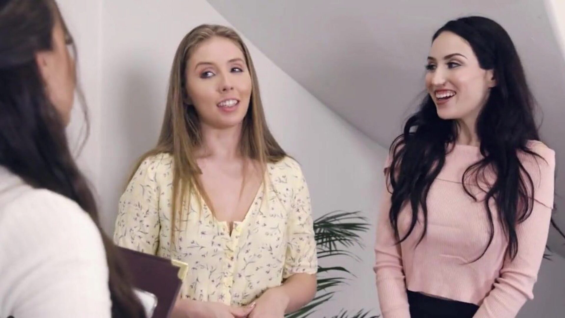 GIRLSWAY Wedding Planner Gia Paige Scissors Lena Paul & Her Wife-To-Be